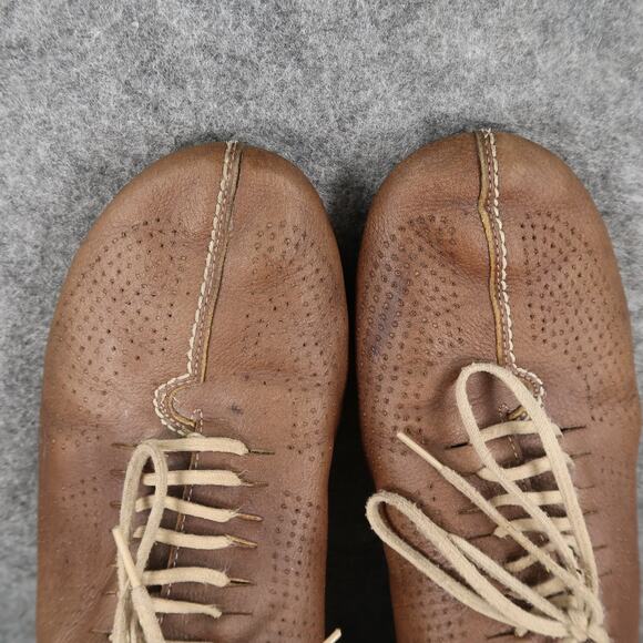 Ryan Rowe Shoes Mens 12 Casual Sneakers Leather Lace Up Brown Round Toe Flat - Picture 8 of 13